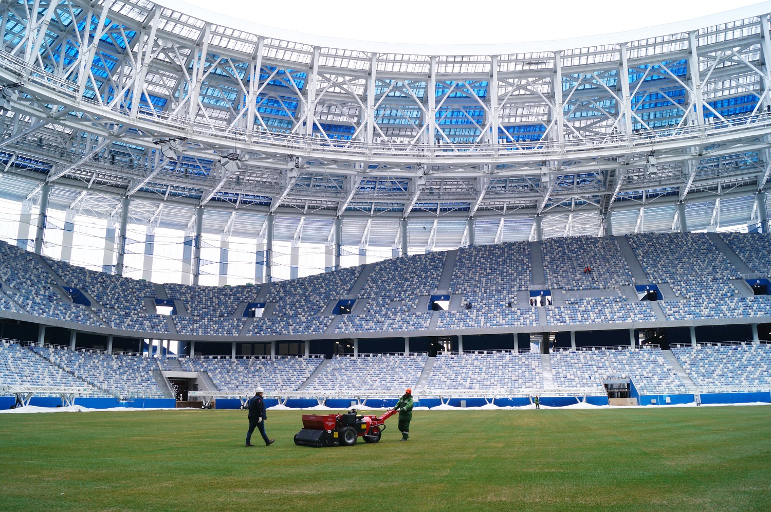 Представители FIFA побывали в Нижнем Новгороде с финальной проверкой нового стадиона (ФОТО) - фото 6
