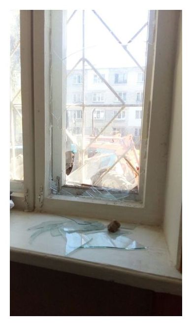 Неизвестные выбили все стекла в нижегородской приемной ЛДПР - фото 1