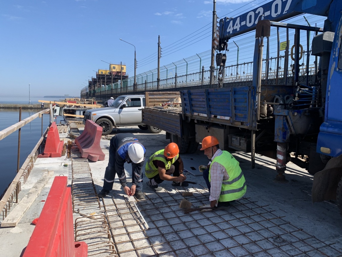 Новую полосу на мосту Нижегородской ГЭС планируется открыть к зиме - фото 1