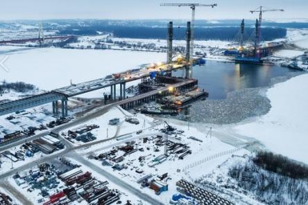Мост между Нижегородской и Владимирской областями на трассе М-12 достроят в мае