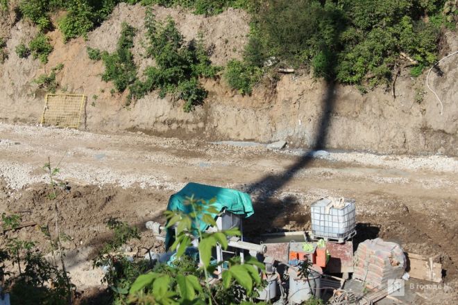 Опубликованы фото со стройки террасного парка в Нижнем Новгороде - фото 11