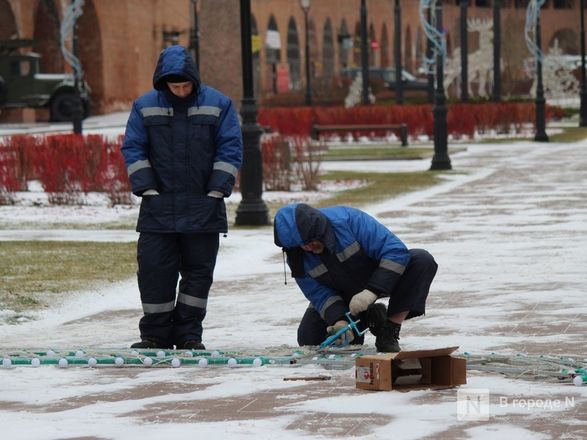 Нижегородский кремль начали украшать к Новому году - фото 12