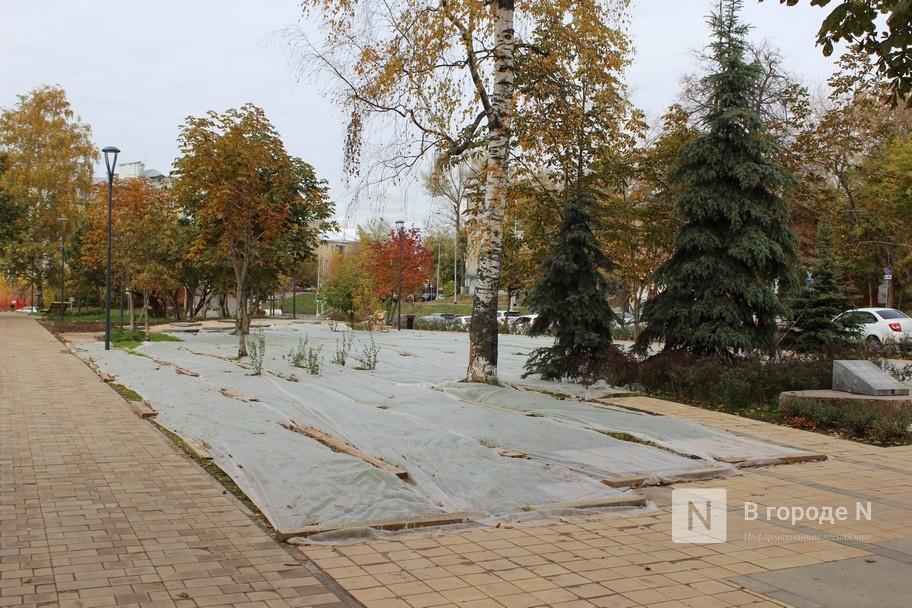 Две территории в Нижегородском районе не успели благоустроить 