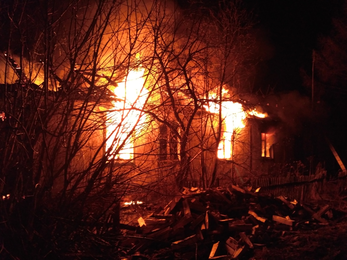 Пожар в Тоншаевском районе унес одну жизнь - фото 1