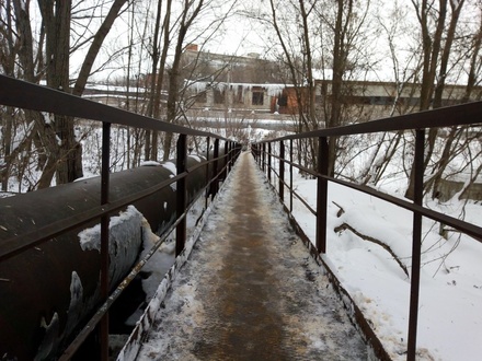 Мост между Нижегородским и Советским районами очистили по просьбам жителей