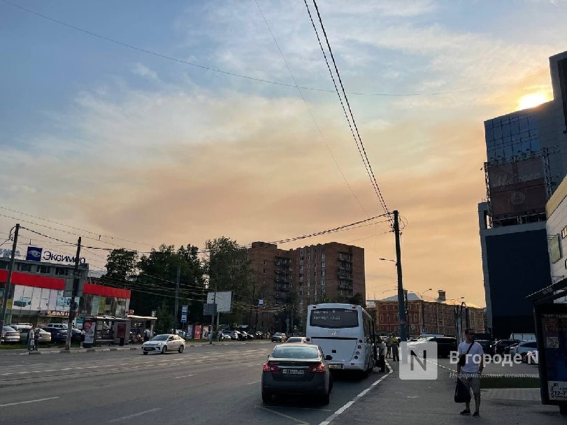 Дымная пелена мордовского пожара снова накрыла Нижний Новгород - фото 2
