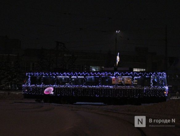 Три новогодних трамвая вышли на нижегородские маршруты - фото 32