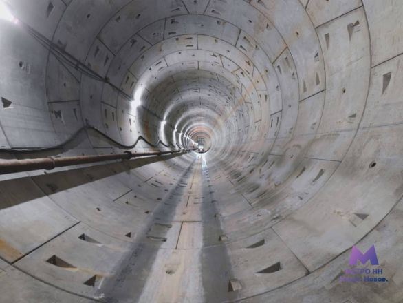 Нижегородцам показали новый тоннель метро до площади Свободы изнутри - фото 5