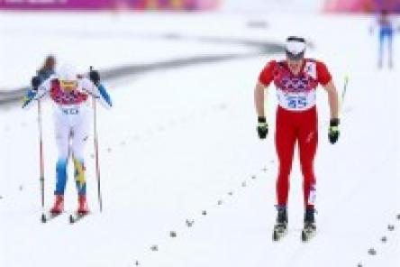 Российские лыжники заняли весь пьедестал почета по результатам масс-старта