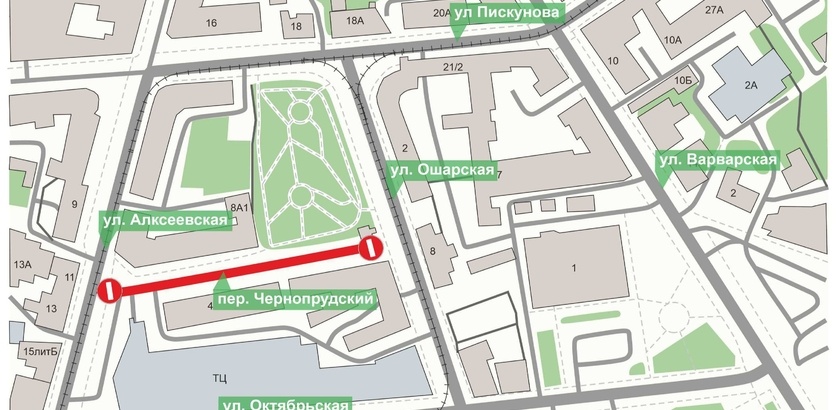 Переулок в центре Нижнего Новгорода перекроют до 29 июня - фото 1