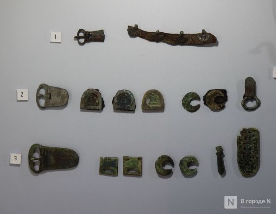 Монеты, украшения и боевые топоры: фоторепортаж с выставки археологических находок в Нижнем Новгороде - фото 56