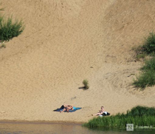 Выживание в жару: фоторепортаж с пляжей Нижнего Новгорода - фото 12