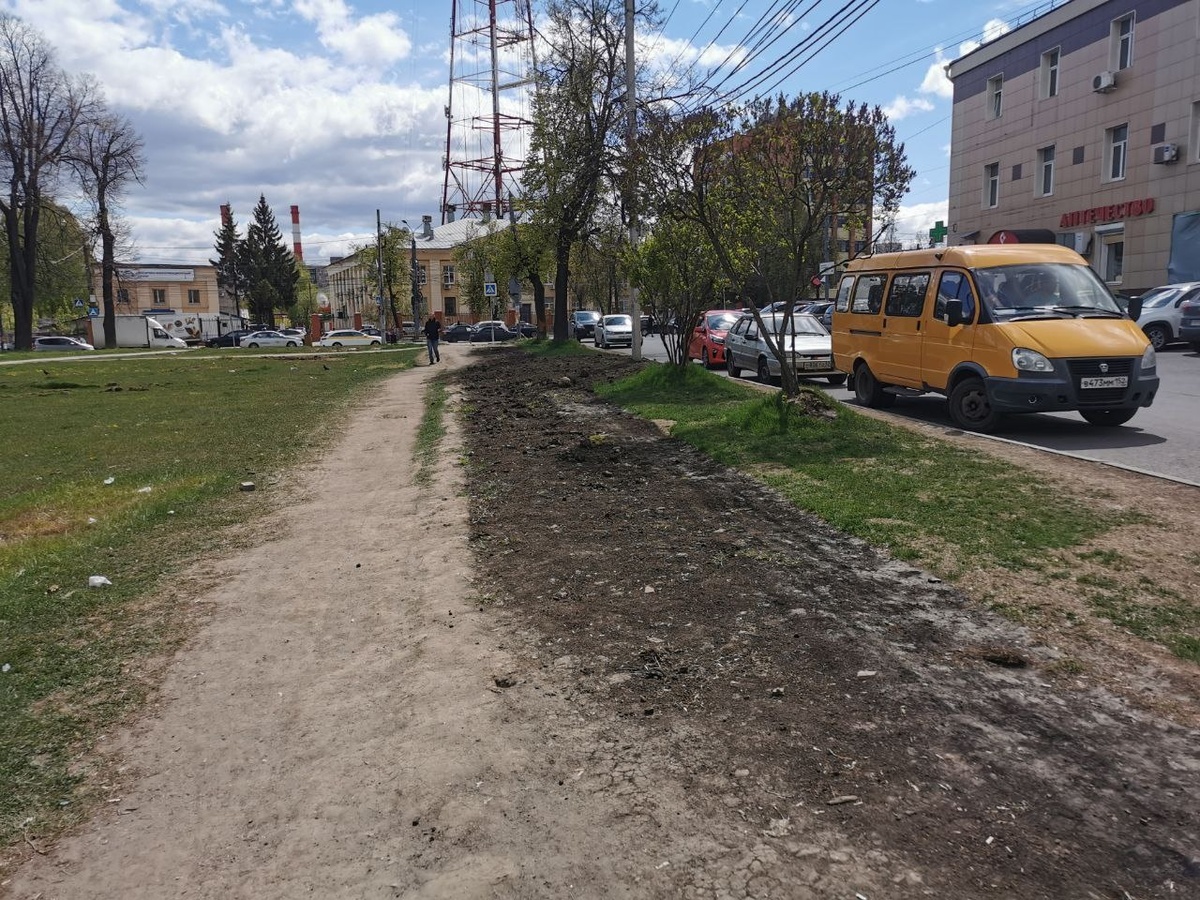 Тротуар появится напротив ТЦ &laquo;Небо&raquo; на улице Костина в Нижнем Новгороде - фото 1