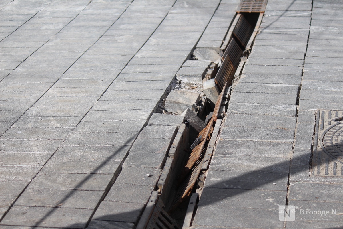 Опубликованы фото дефектов благоустройства в Нижнем Новгороде после зимы - фото 1