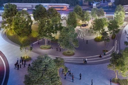 Благоустроенный террасированный парк создадут на площади Лядова