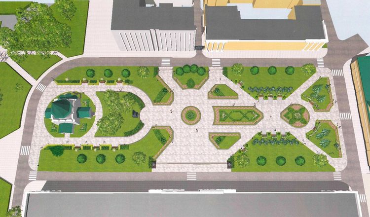 Депград показал, как будет благоустроена центральная площадь Нижегородского кремля - фото 4