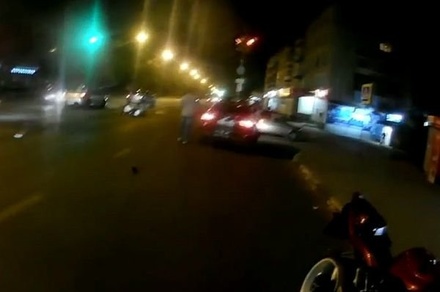 Мотоцикл насмерть сбил пешехода в Московском районе (ВИДЕО)