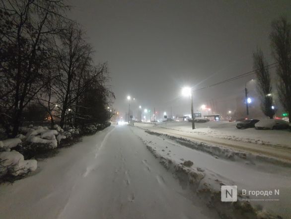 Метель бушует над ночным Нижним Новгородом: опубликованы фотографии - фото 3