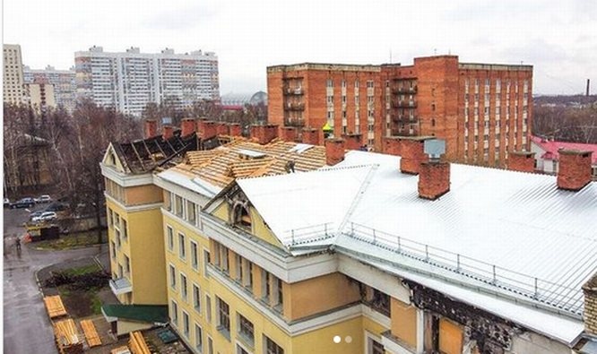 Общежитие ПИМУ в Нижнем Новгороде восстанавливают после пожара - фото 1