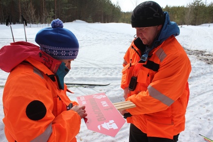 Волонтеры установили в лесу Балахнинского района навигационные указатели