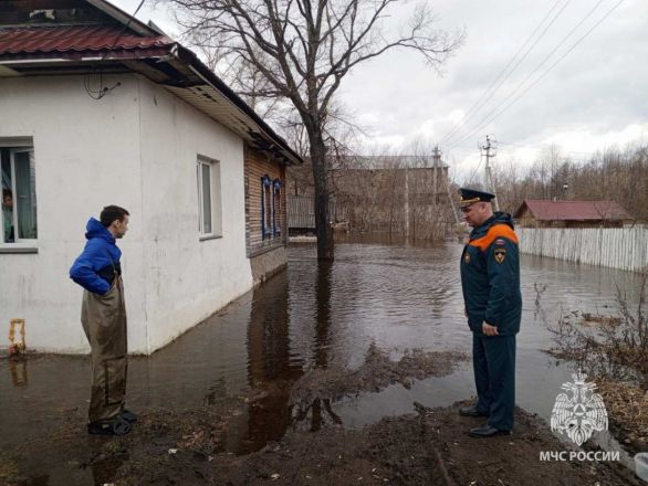 Десять придомовых территорий затопило в Семенове - фото 1