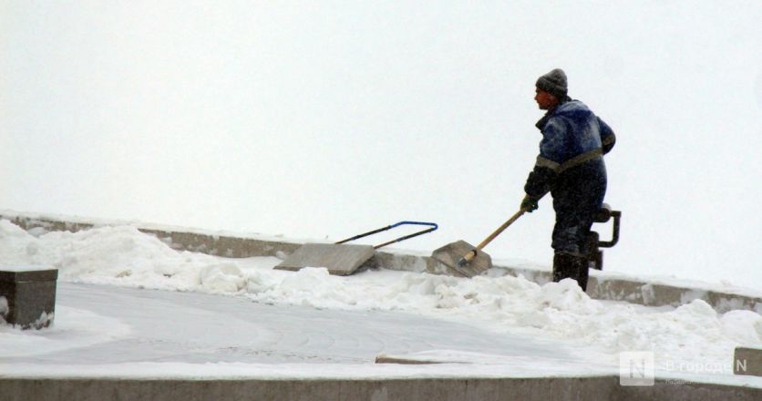 Снежный циклон &laquo;Валли&raquo; обрушился на Нижний Новгород: фоторепортаж - фото 42