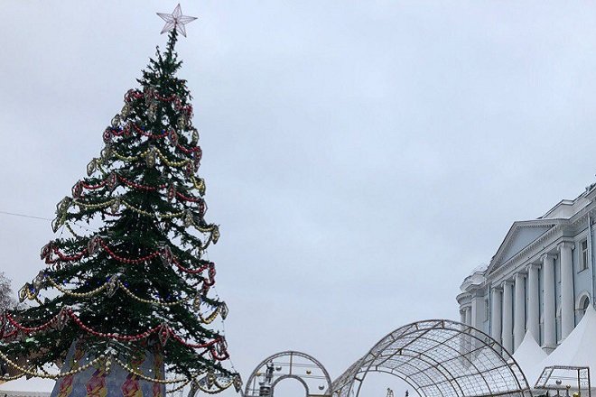 Ель нижний новгород. Елка на площади Минина в Нижнем Новгороде 2021. Елка на площади Минина и Пожарского 2021. Главная елка Нижнего Новгорода. Нижний Новгород Главная елка города.