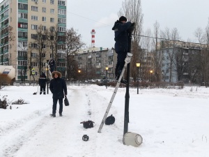 Фонари на бульваре Заречном отремонтировали по просьбам жителей