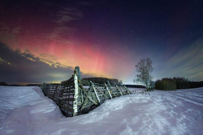 Опубликованы фотографии северного сияния в Нижегородской области - фото 4